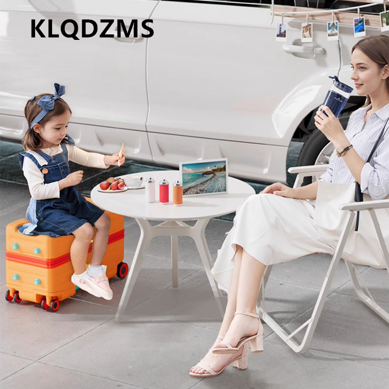 Spinner Wheel Rolling Suitcase 20 Inch - KLQDZMS 座って乗れる荷物入れ ABS + PC ボーディングボックス