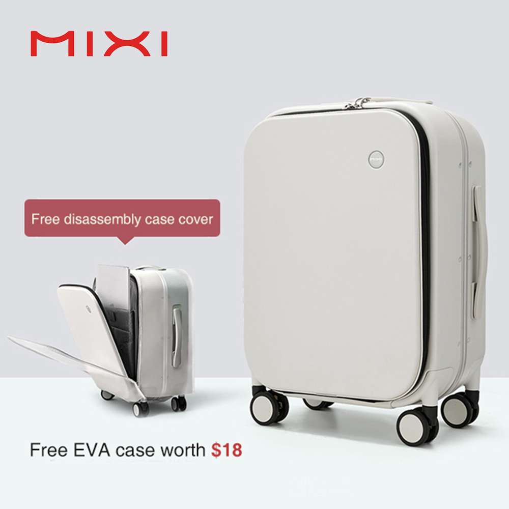 Foldable Rolling Luggage Bag - 木製のスーツケース,丸い荷物,美しいボードキャビン,18,20,24インチ,m9260を運ぶためのアルミニウムフレーム付きスーツケース