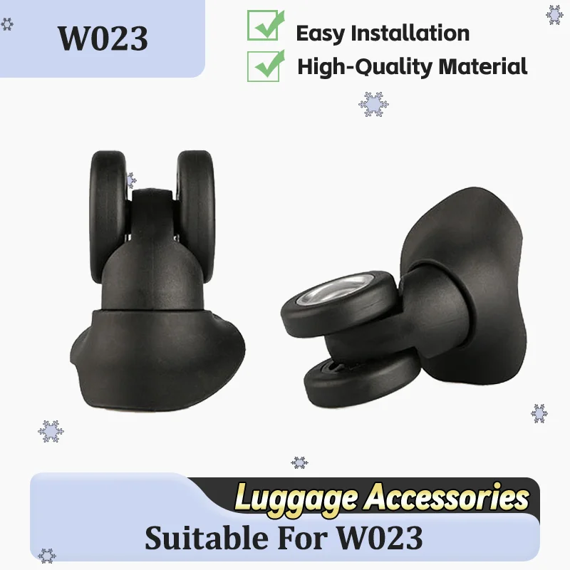 Silent Replacement Luggage Wheels - W023用 荷物用ホイール修理キット 多方向キャスター360 ° 静音回転耐摩耗性ゴム交換部品