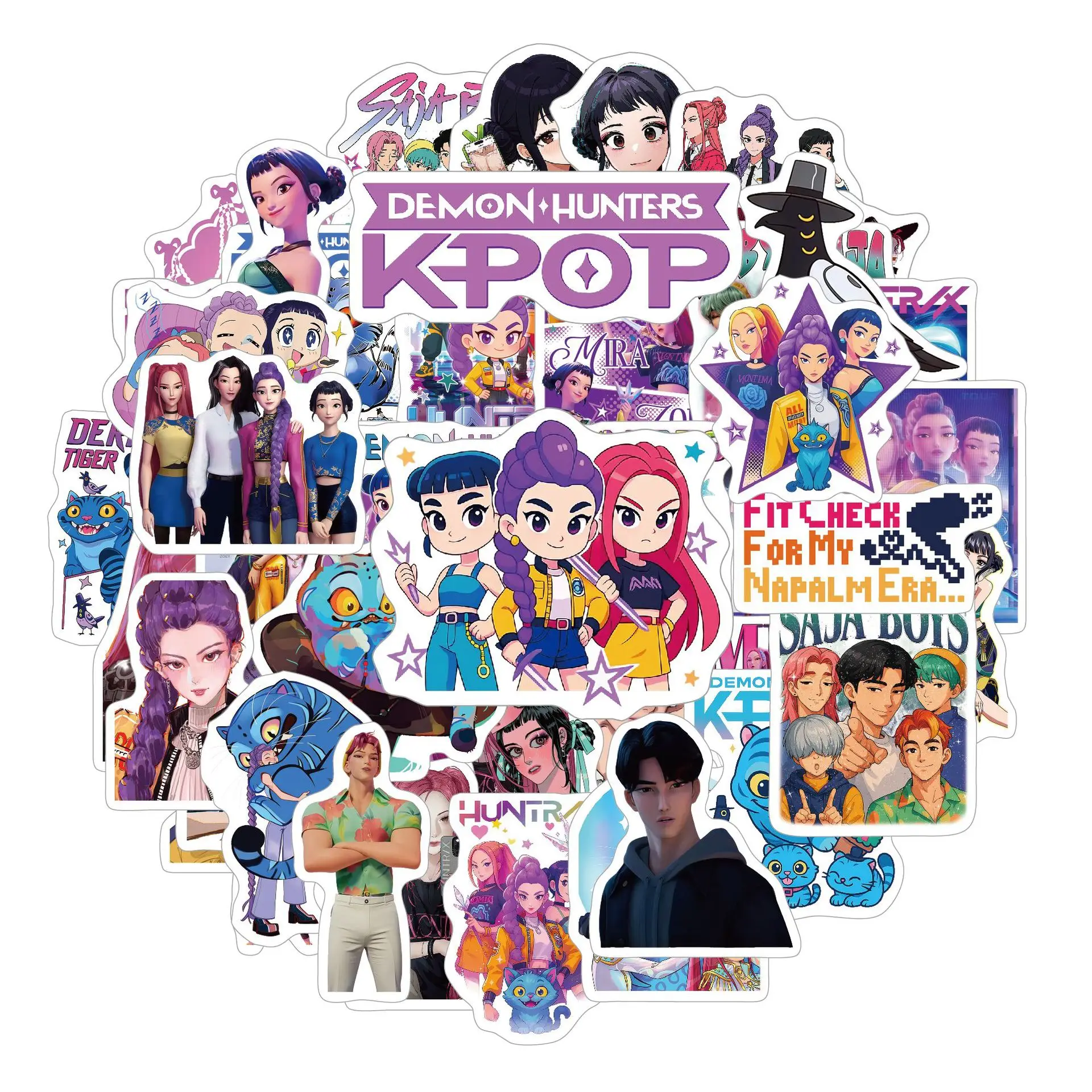 60個入り アニメの女の子（ルミ、ミラ、ゾイ）のステッカー。 - Luggage のレビューと価格