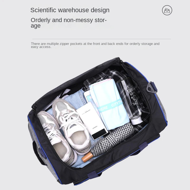 大容量トロリーバッグ旅行スーツケース搭乗バッグオックスフォー - Foldable Rolling Luggage Bag のレビューと価格