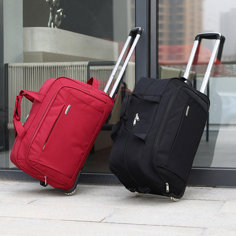旅行かばん,大容量,ホイール付きスーツケース,防水,オックス - Foldable Rolling Luggage Bag のレビューと価格