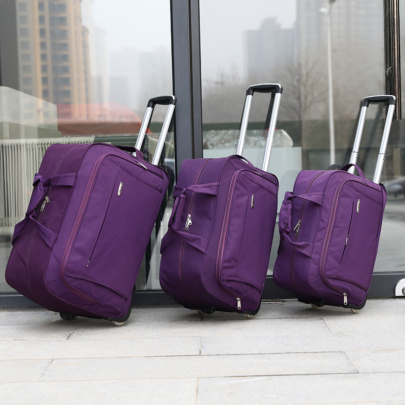 旅行かばん,大容量,ホイール付きスーツケース,防水,オックス - Foldable Rolling Luggage Bag のレビューと価格