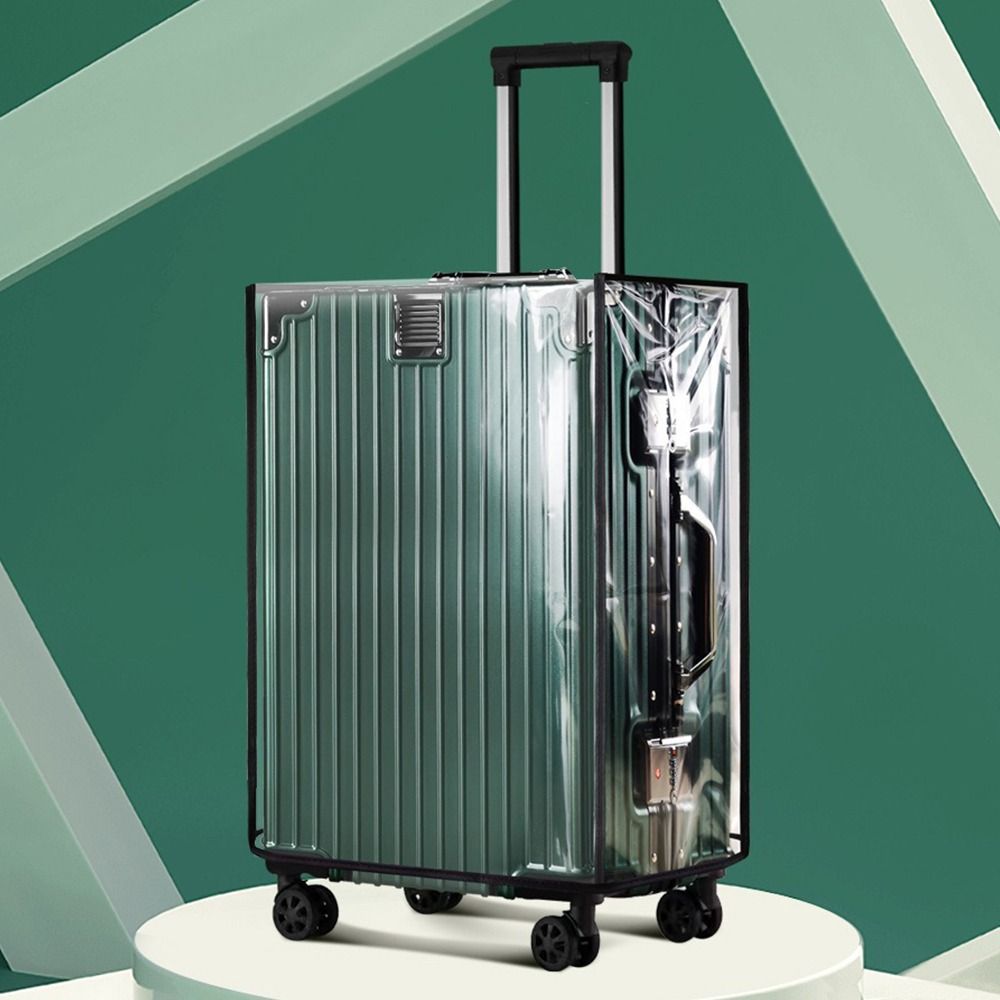 耐久性のある完全透明ラゲージプロテクターカバー 防水PVCラ - Luggage Protective Cover Transparent のレビューと価格