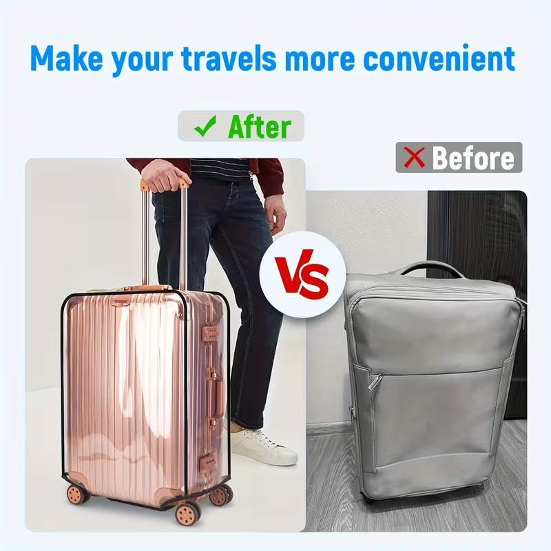 透明な荷物カバー - 防水、傷防止、防塵保護カバー、20～3 - Luggage Protective Cover Transparent のレビューと価格