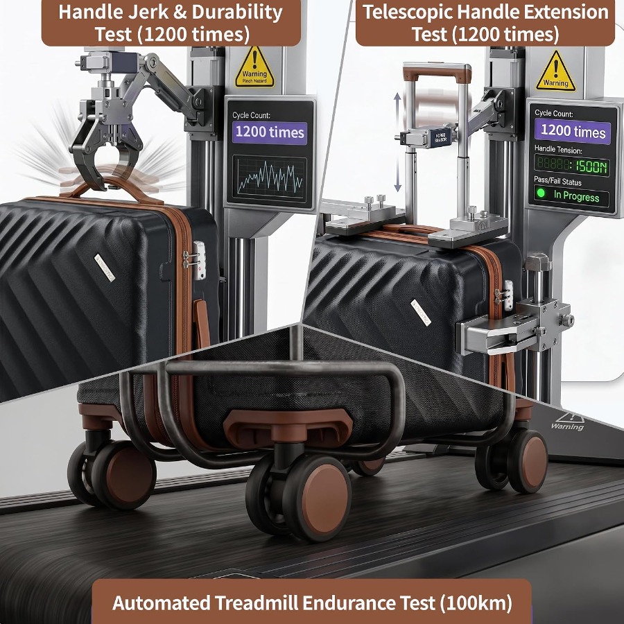 6点セットのハードシェル拡張式スーツケース、航空会社の機内持 - Expandable Hard Shell Luggage Set のレビューと価格