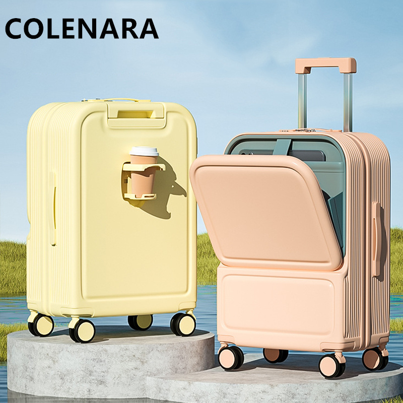 COLENARA ABS+PC スーツケース フロントオープ - Front Opening Laptop Luggage 24 Inch のレビューと価格